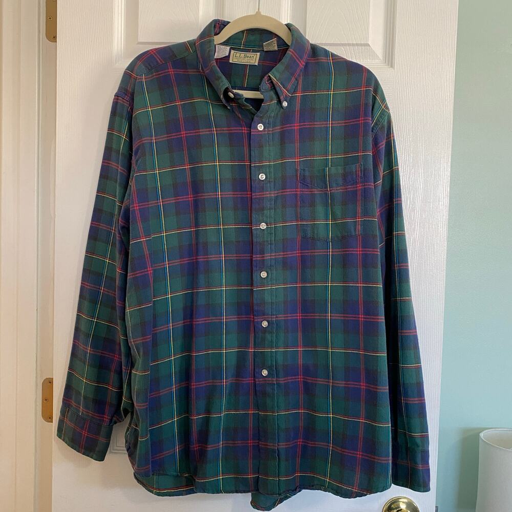 Vintage Men’s L.L. Bean button down flannel XL